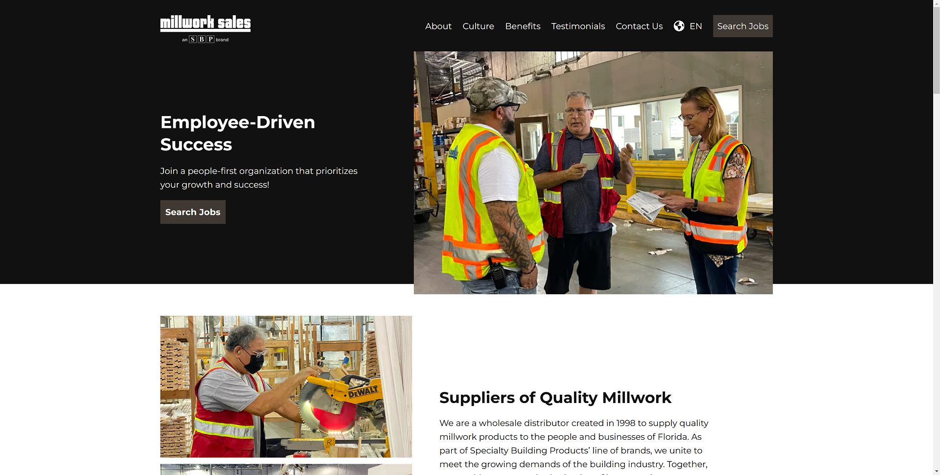 Specialty Building Products Holdings, LLC (Millwork Sales)